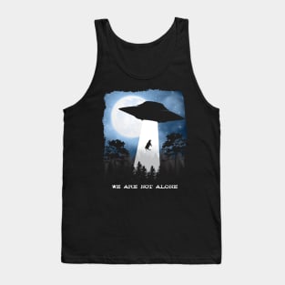 Alien Abduction Cow - UFO We Are Not Alone Gift design Tank Top